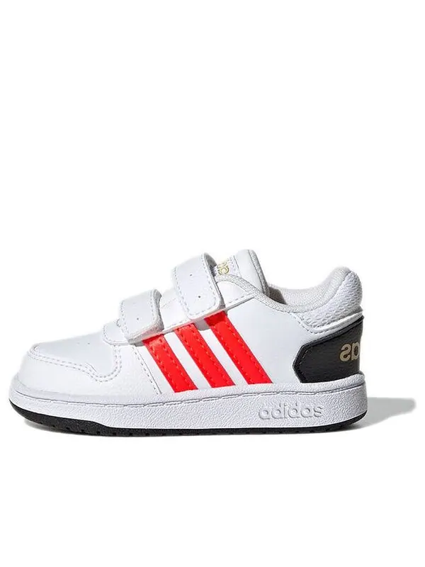 Кроссовки (TD) adidas neo Hoops 2.0 Cmf I — изображение 1 из 4, белый/оранжевый