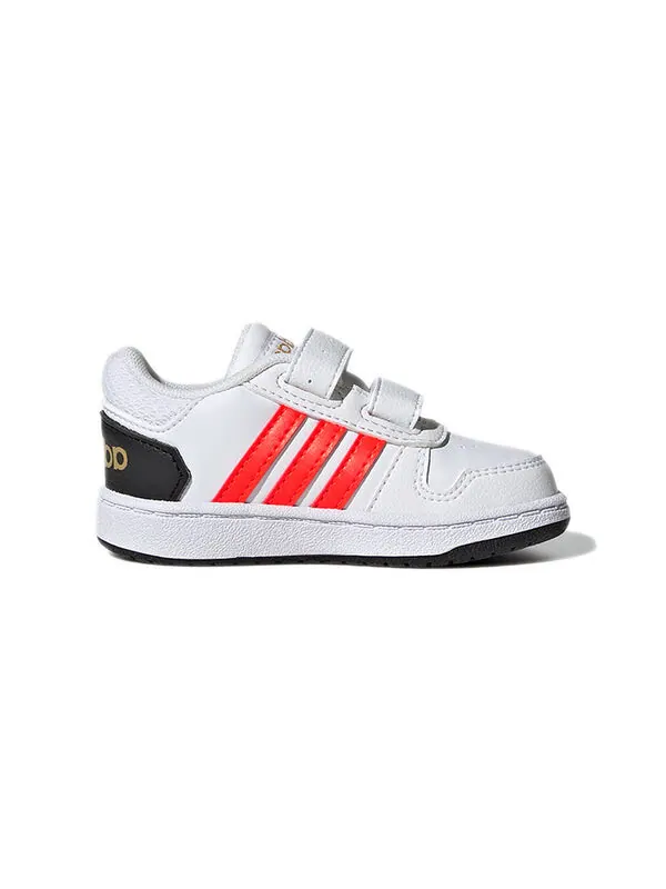 Кроссовки (TD) adidas neo Hoops 2.0 Cmf I — изображение 2 из 4, белый/оранжевый