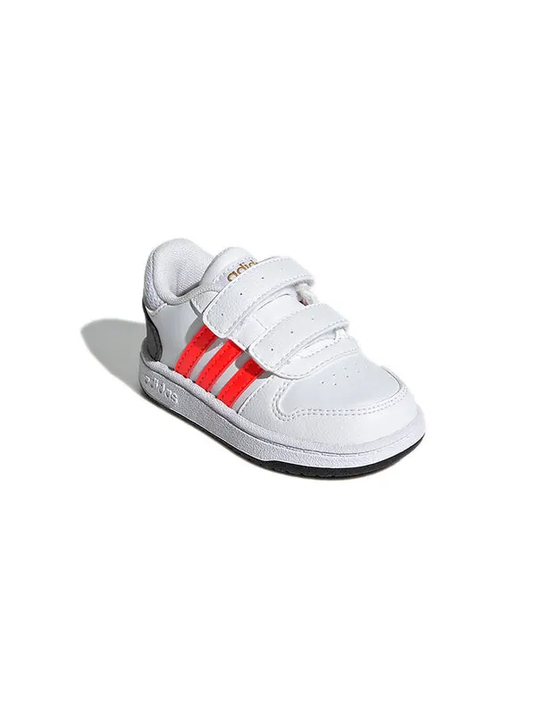 Кроссовки (TD) adidas neo Hoops 2.0 Cmf I — изображение 3 из 4, белый/оранжевый