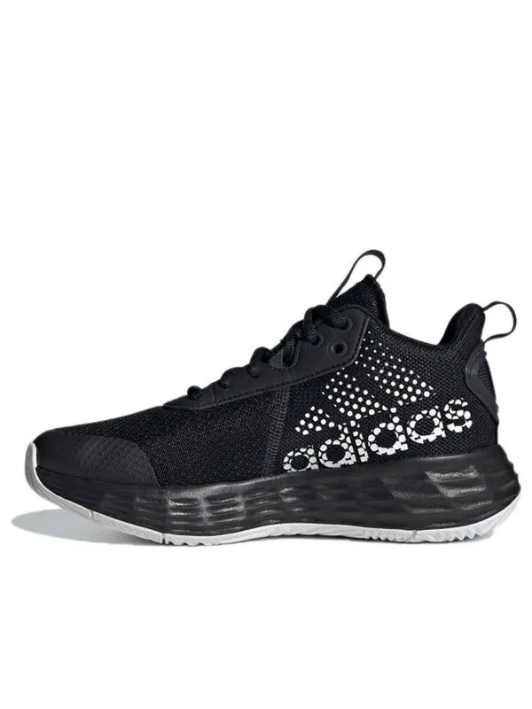 Кроссовки (GS) Adidas Ownthegame 2.0 Basketball Shoes 'Black White' — изображение 1 из 4, черный/белый