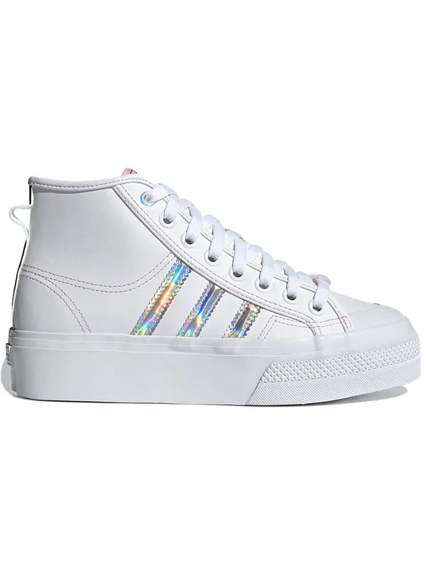 Кроссовки nizza platform mid Adidas — изображение 2 из 4, белый