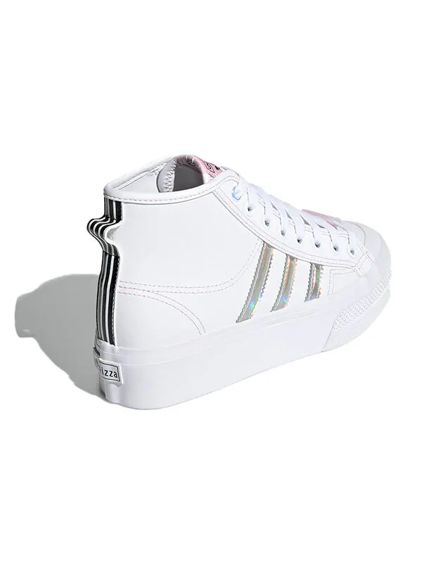 Кроссовки nizza platform mid Adidas — изображение 4 из 4, белый