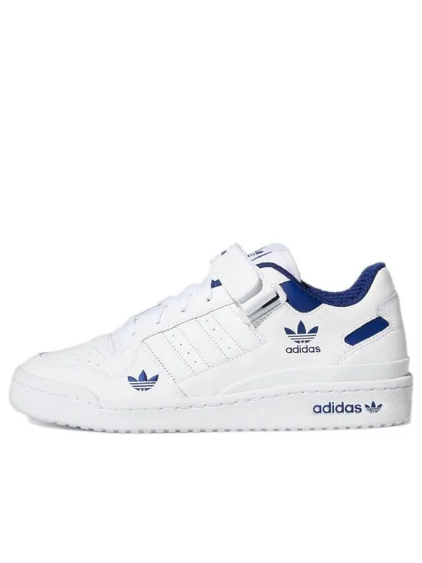 Кроссовки форум низкий Adidas — изображение 1 из 4, белый/синий/белый
