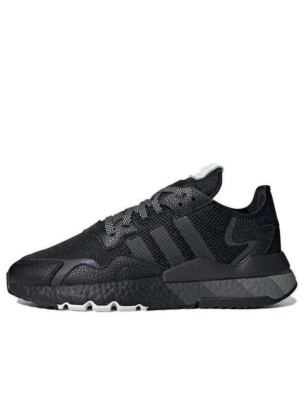 Кроссовки оригинальные nite jogger Adidas — изображение 1 из 4, черный/серый/фиолетовый