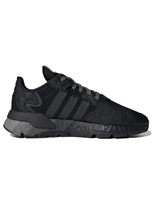 Кроссовки оригинальные nite jogger Adidas — изображение 2 из 4, черный/серый/фиолетовый