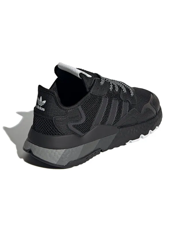 Кроссовки оригинальные nite jogger Adidas — изображение 4 из 4, черный/серый/фиолетовый
