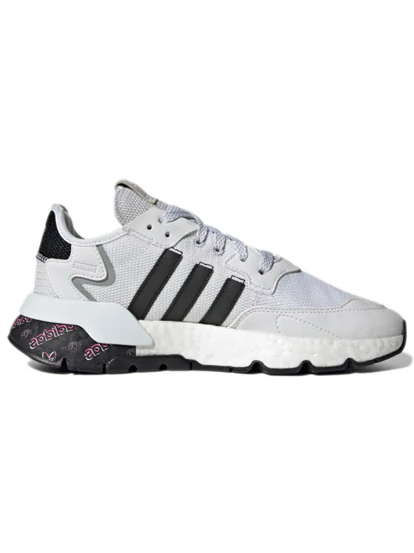 Кроссовки оригинальные nite jogger Adidas — изображение 2 из 4, белый/черный/серый
