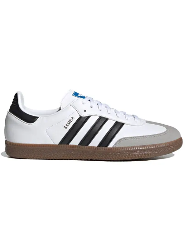 Кроссовки самба веганские Adidas — изображение 2 из 4, белый/черный