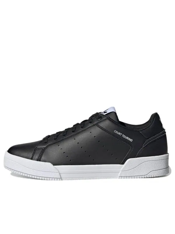 Кроссовки originals court tourino Adidas — изображение 1 из 4, черный/белый/белый