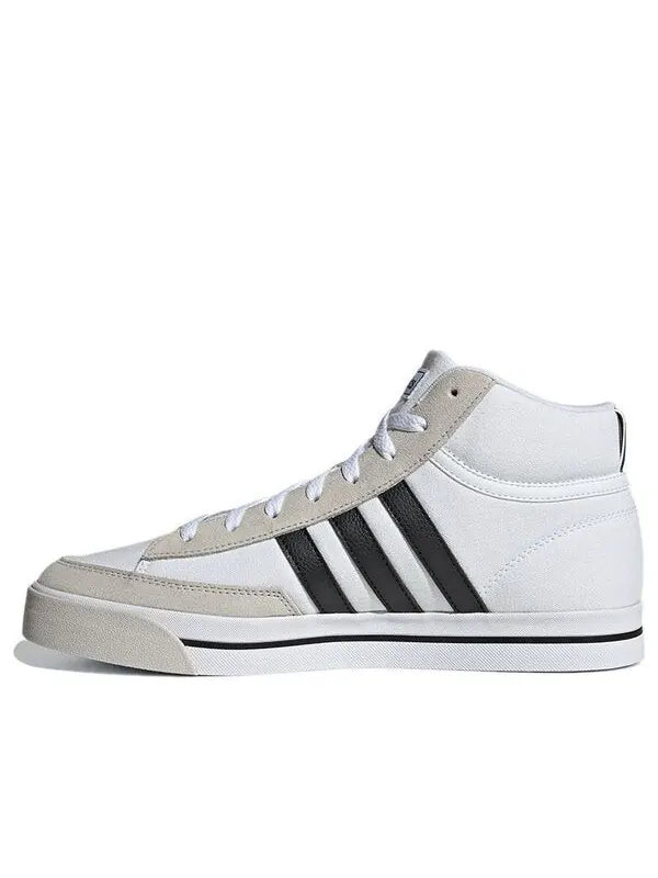 Кроссовки neo retrovulc mid Adidas — изображение 1 из 4, белый/серый/черный