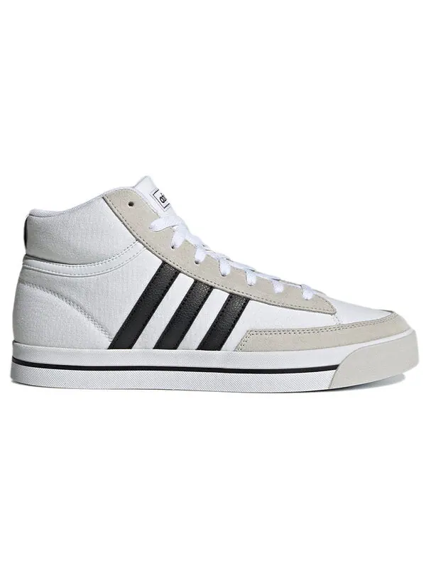 Кроссовки neo retrovulc mid Adidas — изображение 2 из 4, белый/серый/черный