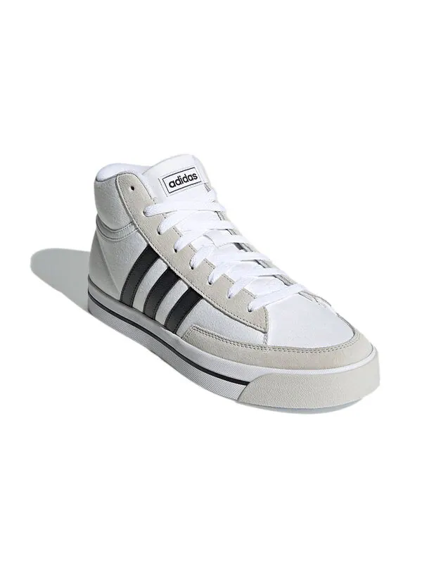 Кроссовки neo retrovulc mid Adidas — изображение 3 из 4, белый/серый/черный