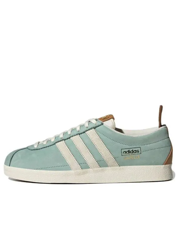 Кроссовки gazelle vintage легкие Adidas — изображение 1 из 4, зеленый/бежевый