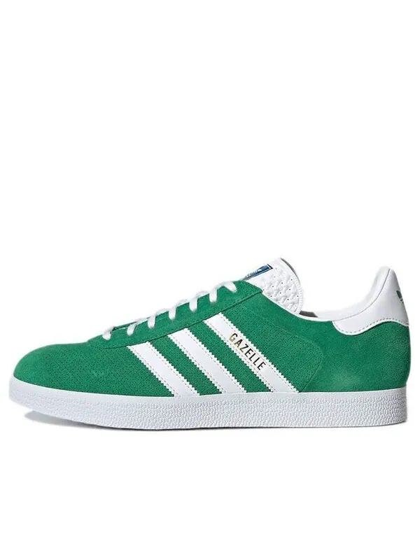 Кроссовки газель Adidas — изображение 1 из 4, зеленый/белый/золотистый