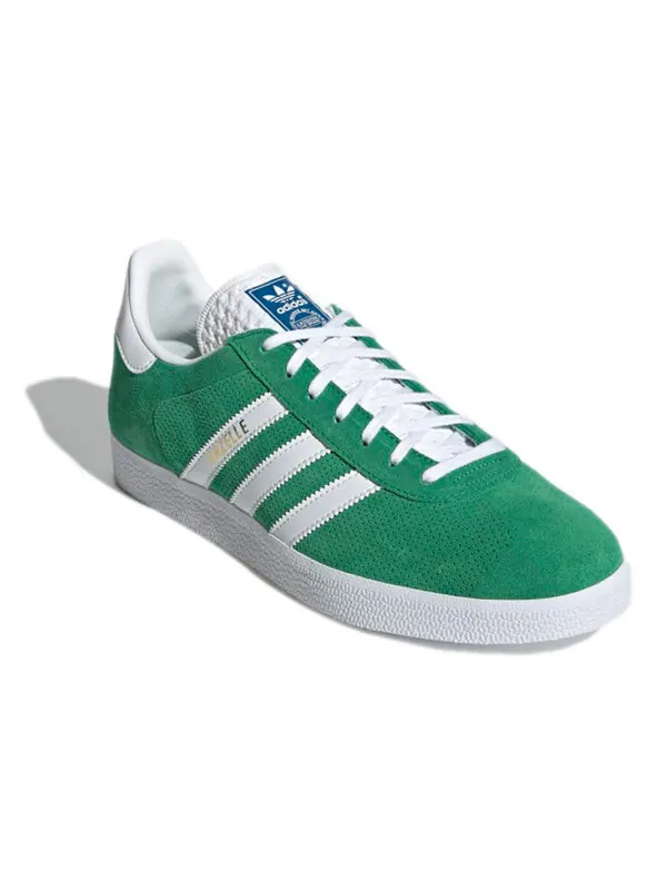 Кроссовки газель Adidas — изображение 3 из 4, зеленый/белый/золотистый
