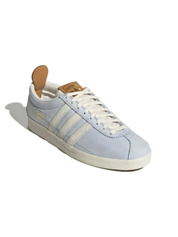 Кроссовки газель винтаж Adidas — изображение 3 из 4, серый/синий