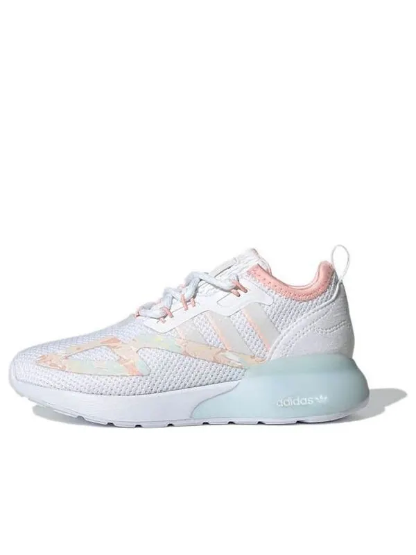 Кроссовки zx 2k Adidas — изображение 1 из 4, белый/белый