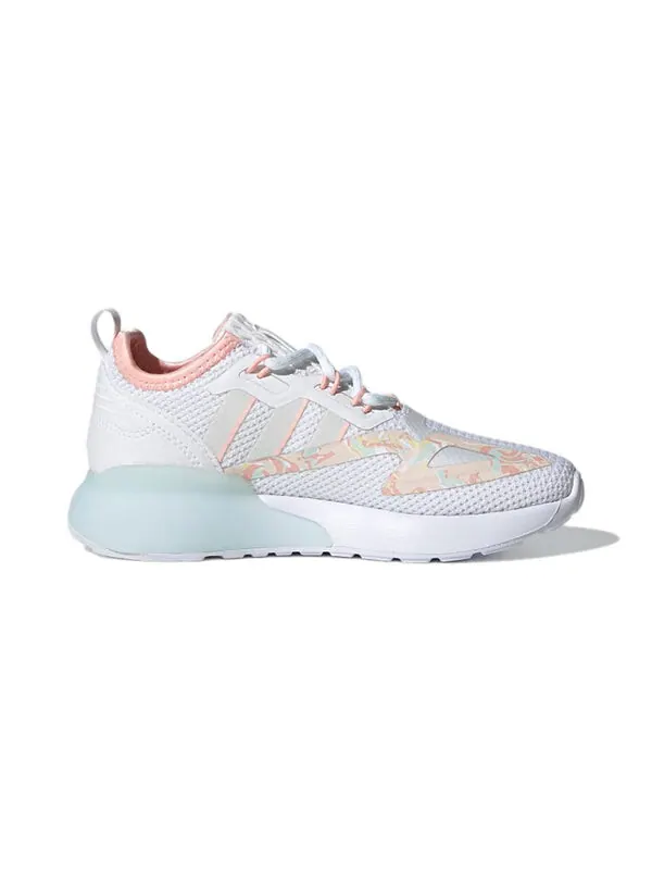 Кроссовки zx 2k Adidas — изображение 2 из 4, белый/белый