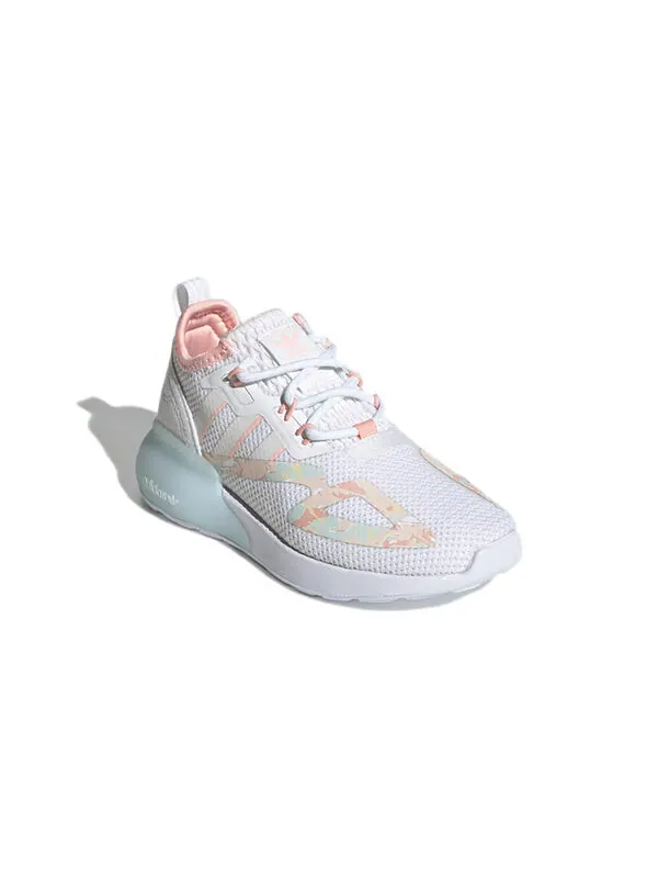 Кроссовки zx 2k Adidas — изображение 3 из 4, белый/белый