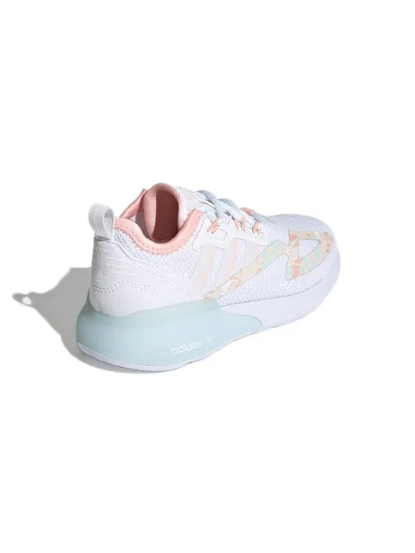 Кроссовки zx 2k Adidas — изображение 4 из 4, белый/белый