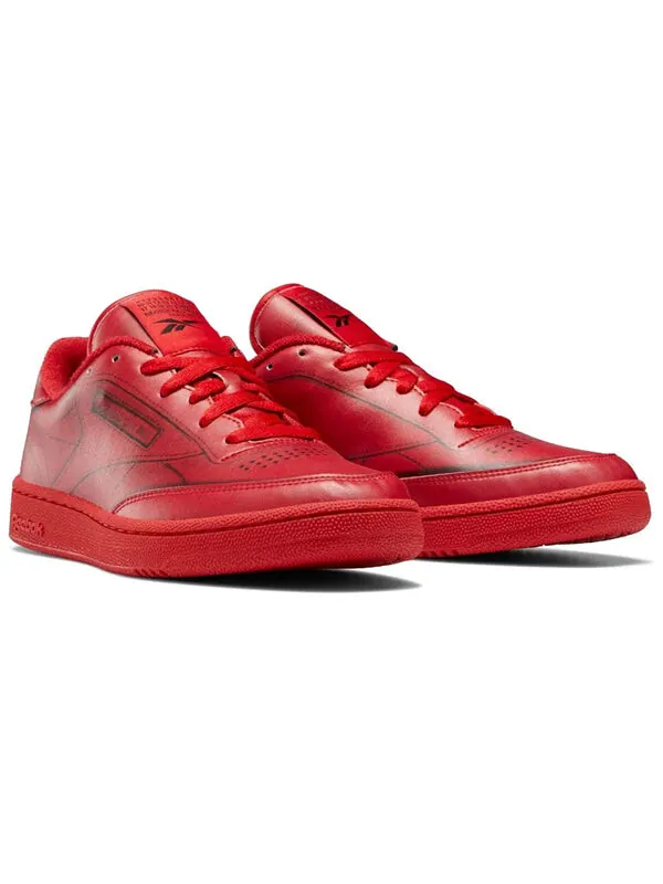 Кроссовки maison margiela x club c 'vector red' Reebok — изображение 3 из 4, красный