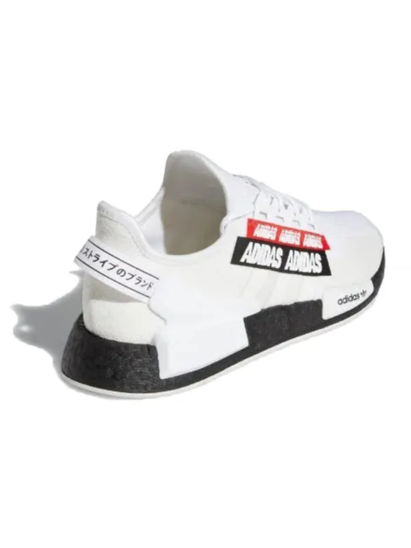 Кроссовки nmd_r1 v2 Adidas — изображение 4 из 4, белый