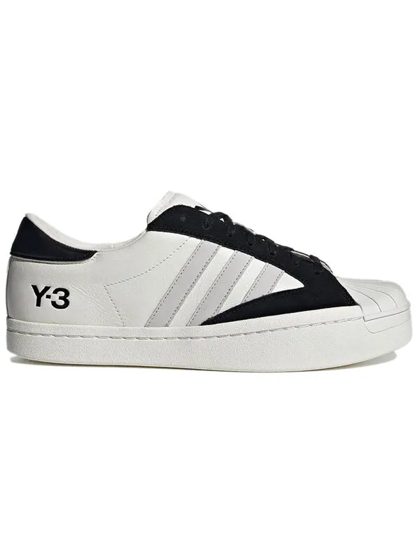 Кроссовки adidas Y-3 Yohji Star 'White Black' — изображение 2 из 4, белый/черный