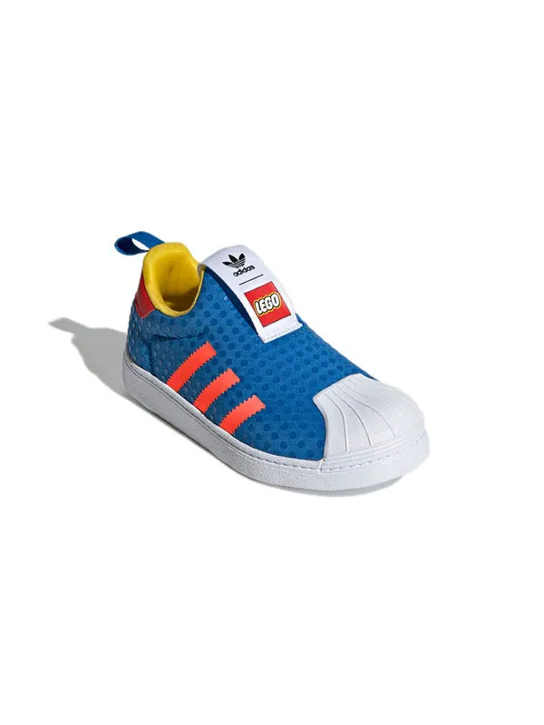 Кроссовки lego x superstar 360 j Adidas — изображение 3 из 4, синий/красный