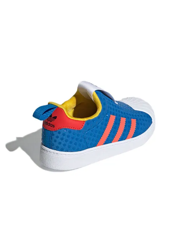Кроссовки lego x superstar 360 j Adidas — изображение 4 из 4, синий/красный