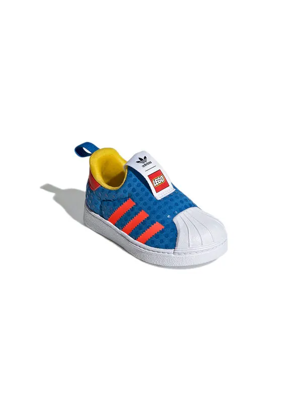 Кроссовки lego x superstar 360 i Adidas — изображение 3 из 4, синий/оранжевый