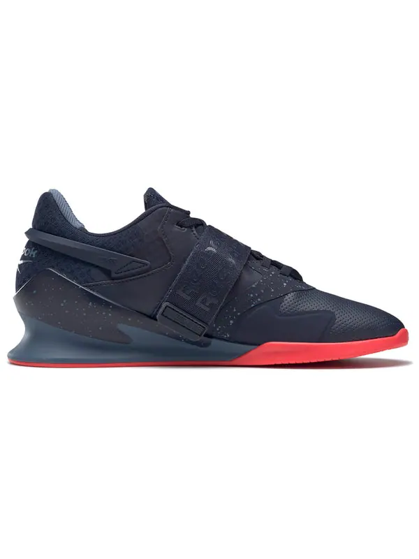 Кроссовки legacy lifter 2 'vector navy neon cherry' Reebok — изображение 2 из 4, темно-синий/неоновый