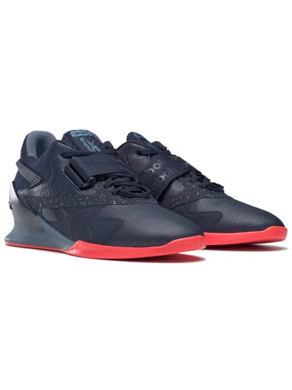 Кроссовки legacy lifter 2 'vector navy neon cherry' Reebok — изображение 3 из 4, темно-синий/неоновый