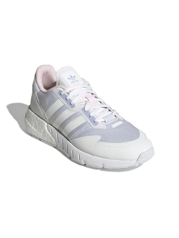 Кроссовки zx 1k boost Adidas — изображение 3 из 4, белый/фиолетовый