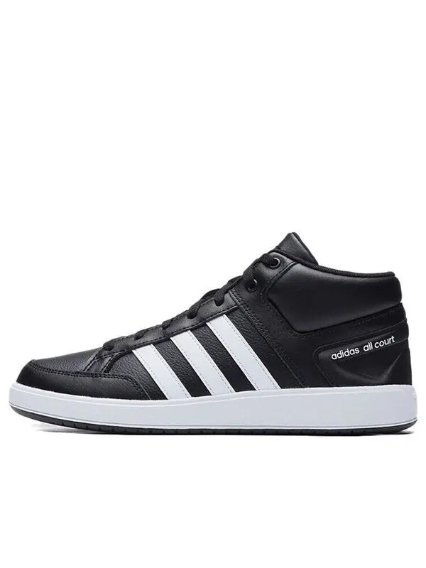 Кроссовки neo all court mid shoes Adidas — изображение 1 из 4, черный/белый