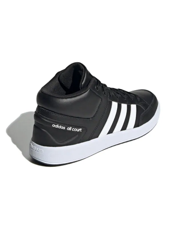 Кроссовки neo all court mid shoes Adidas — изображение 4 из 4, черный/белый