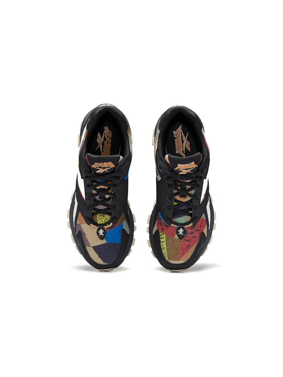 Спортивные кроссовки Reebok Kung Fu Panda x Royal Hyperium 'Patchwork' — изображение 4 из 6, черный