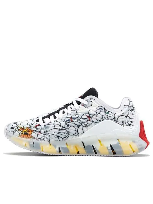 Кроссовки ghostbusters x zig kinetica j 'mr. stay-puft' Reebok — изображение 1 из 4, белый/черный/красный