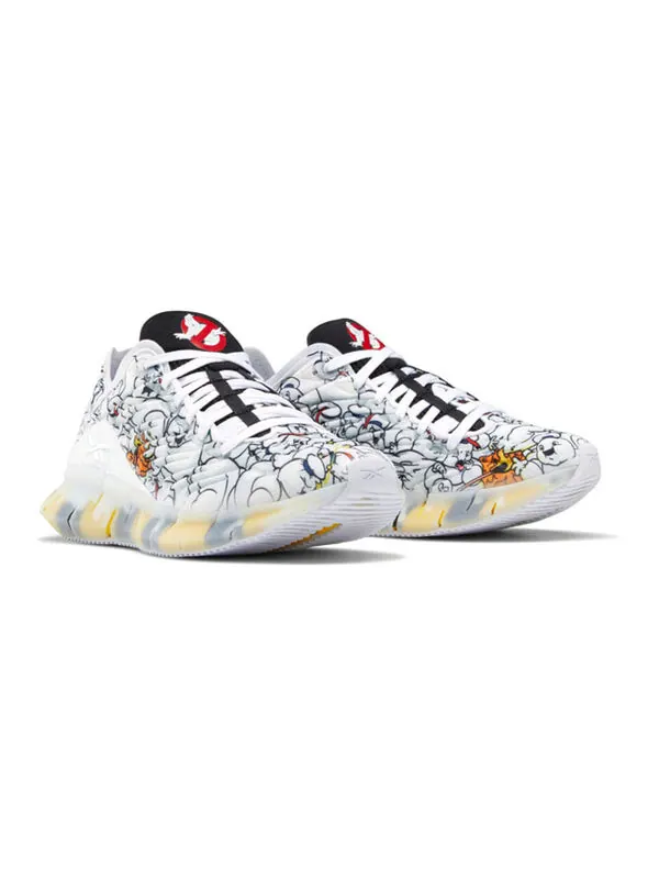 Кроссовки ghostbusters x zig kinetica j 'mr. stay-puft' Reebok — изображение 3 из 4, белый/черный/красный