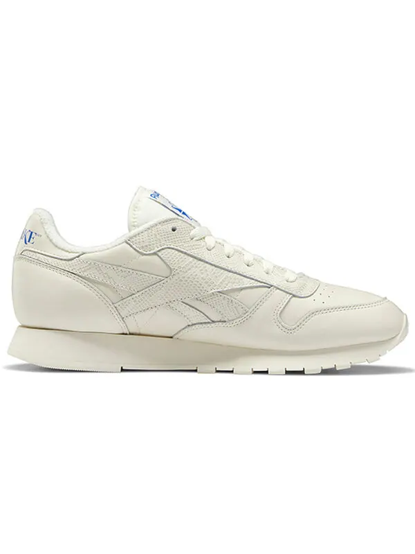 Кроссовки awake ny x classic leather 'white snakeskin' Reebok — изображение 2 из 4, бежевый
