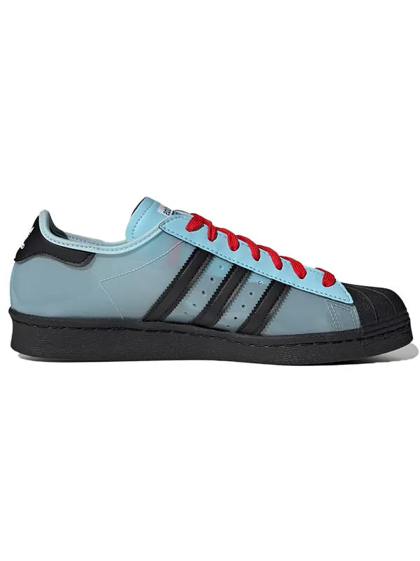 Кроссовки blondey mccoy x superstar Adidas — изображение 2 из 4, синий/черный/красный