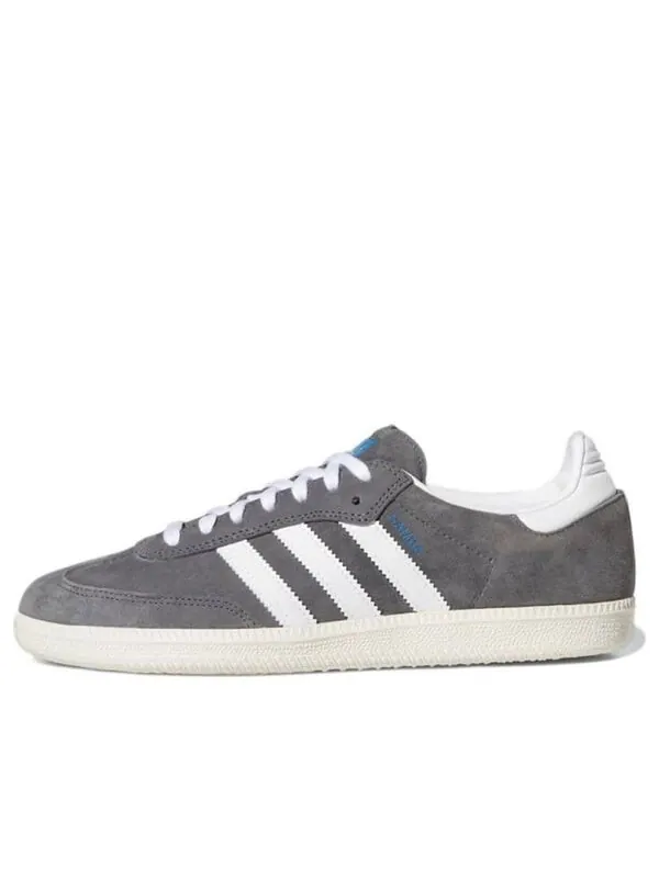 Кроссовки samba adv Adidas — изображение 1 из 4, серый/синий