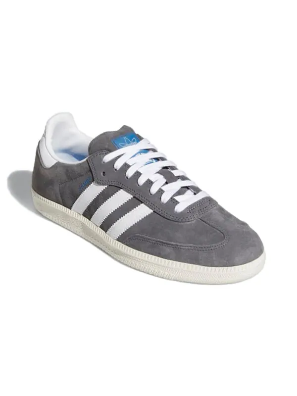 Кроссовки samba adv Adidas — изображение 3 из 4, серый/синий