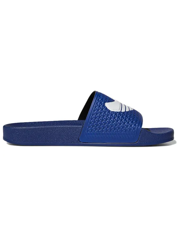 Тапочки shmoofoil slides 'victory blue' Adidas — изображение 2 из 4, синий/белый