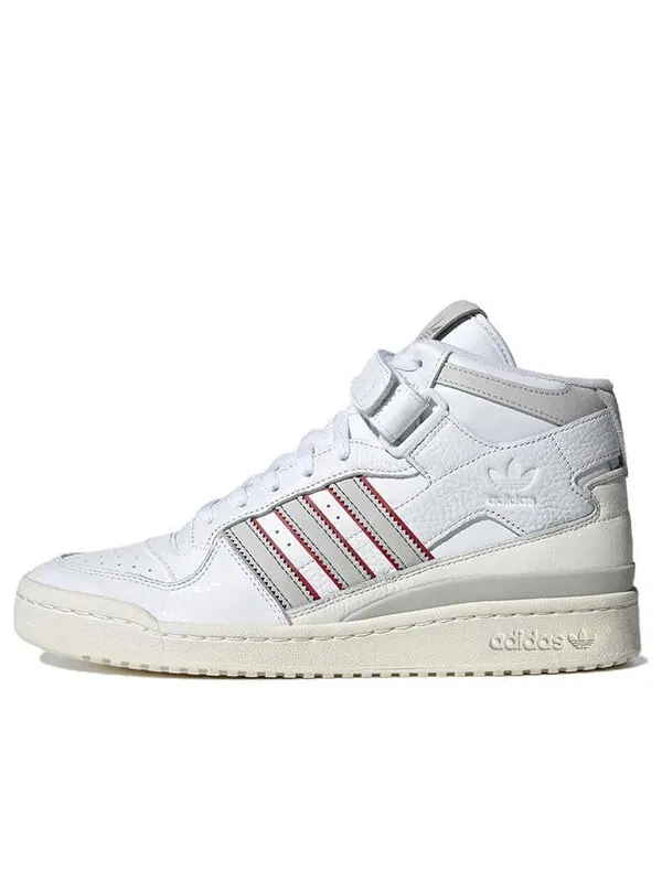Кроссовки оригиналы форум mid shoes Adidas — изображение 1 из 4, белый/серый/красный