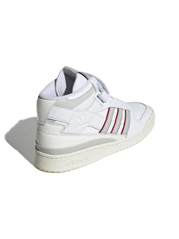 Кроссовки оригиналы форум mid shoes Adidas — изображение 4 из 4, белый/серый/красный
