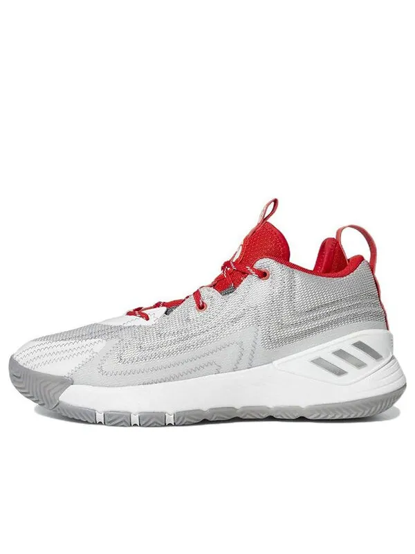 Кроссовки d rose son of chi 2 'red' Adidas — изображение 1 из 4, серебристый/красный