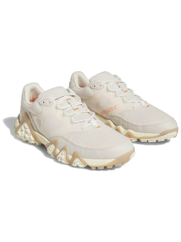 Кроссовки Adidas Adicross Lo BOOST Golf Shoes 'Wonder White' — изображение 3 из 4, белый//оранжевый