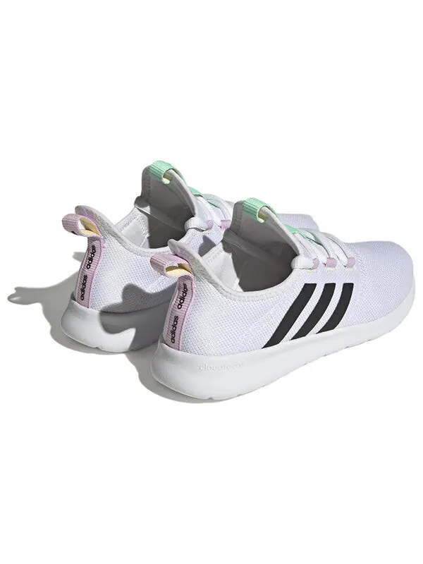 Кроссовки neo cloudfoam pure 2.0 кроссовки Adidas — изображение 3 из 4, белый/черный/зеленый