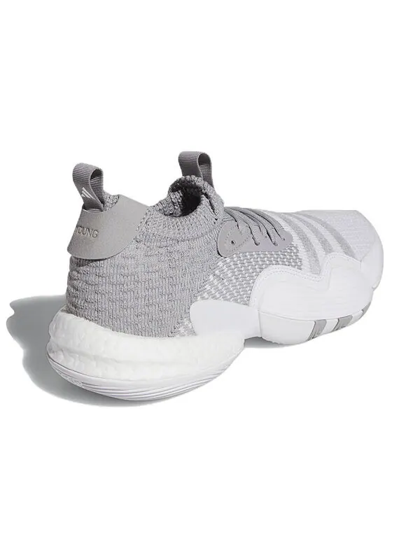 Кроссовки trae young 2 'grey moon' Adidas — изображение 4 из 4, белый/серый