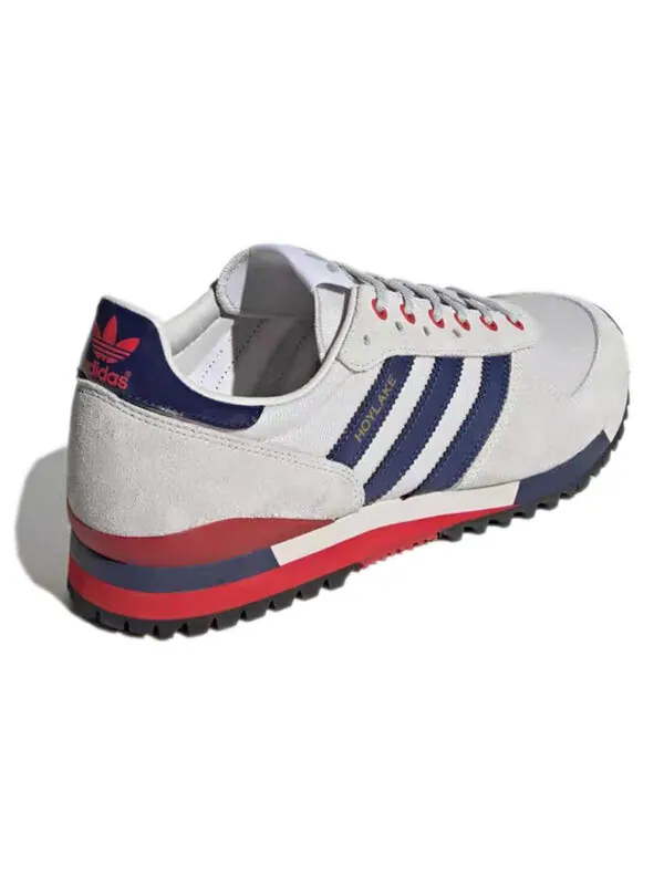 Кроссовки hoylake spzl 'grey power red' Adidas — изображение 4 из 4, серый/синий/красный